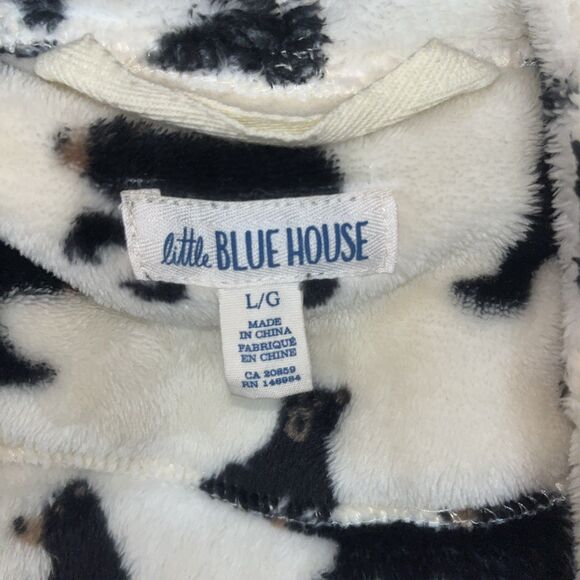 Little Blue House Black Bear Hooded Plush Fleece Robe, Women’s Large Hatley - Picture 11 of 13